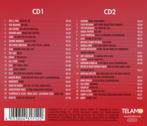 CD mit Titellisten, Telamo-Logo, blau und weiß.