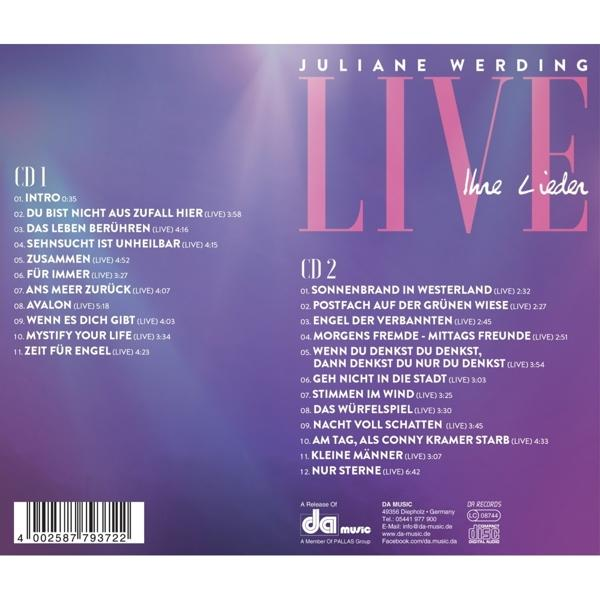 Juliane Werding - Juliane Werding - Ihre Lieder Live!  - (CD)