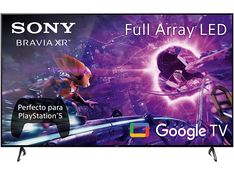 TV LED 65 - SONY KD-65X90K, HDR 4K, Cognitive Processor XR, DVB-T2  (H.265), Negro