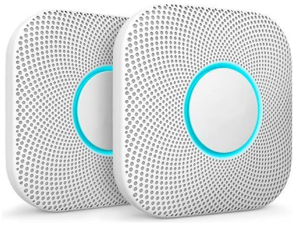 GOOGLE NEST Protect 2e Gen. rook- en koolmonoxidemelder (batterijvoeding) 2-pack