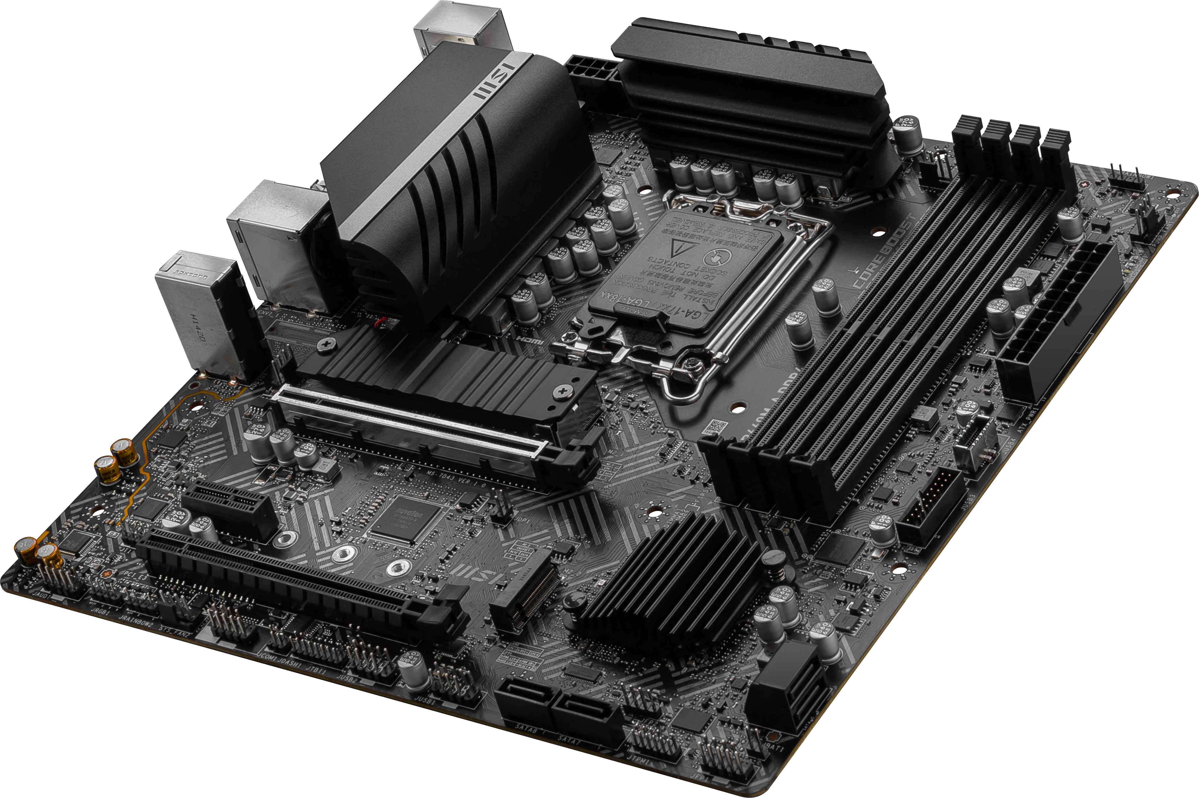 MSI PRO B660M-A DDR4 (7D43-001R) Mainboard Schwarz