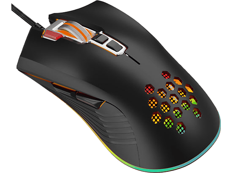 Qware Gamingmuis Tampa Rgb Zwart (gmm-4200)