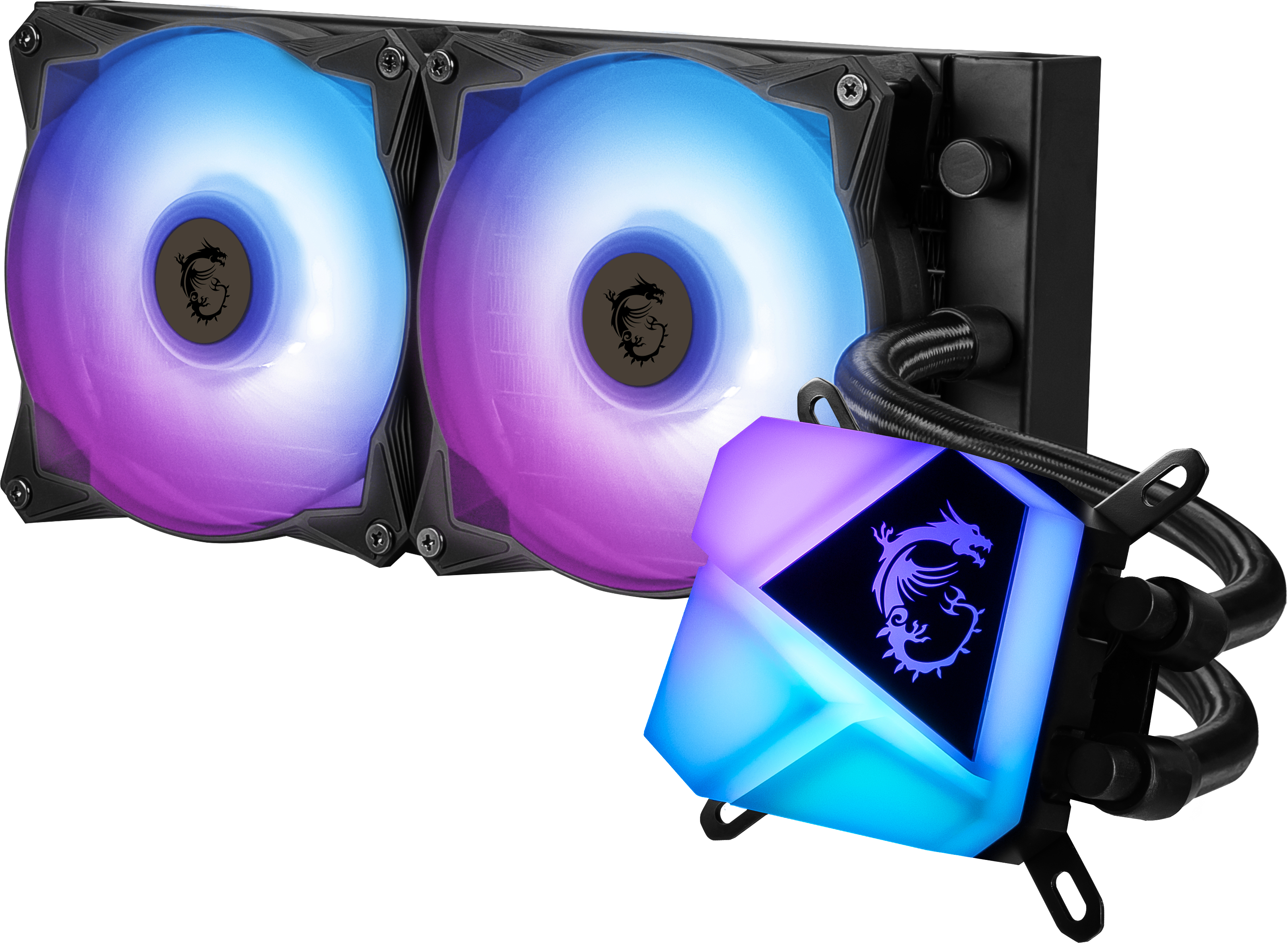 MSI 306-7ZW2R21-813 MAG CORELIQUID C280 CPU Wasserkühlung, Schwarz