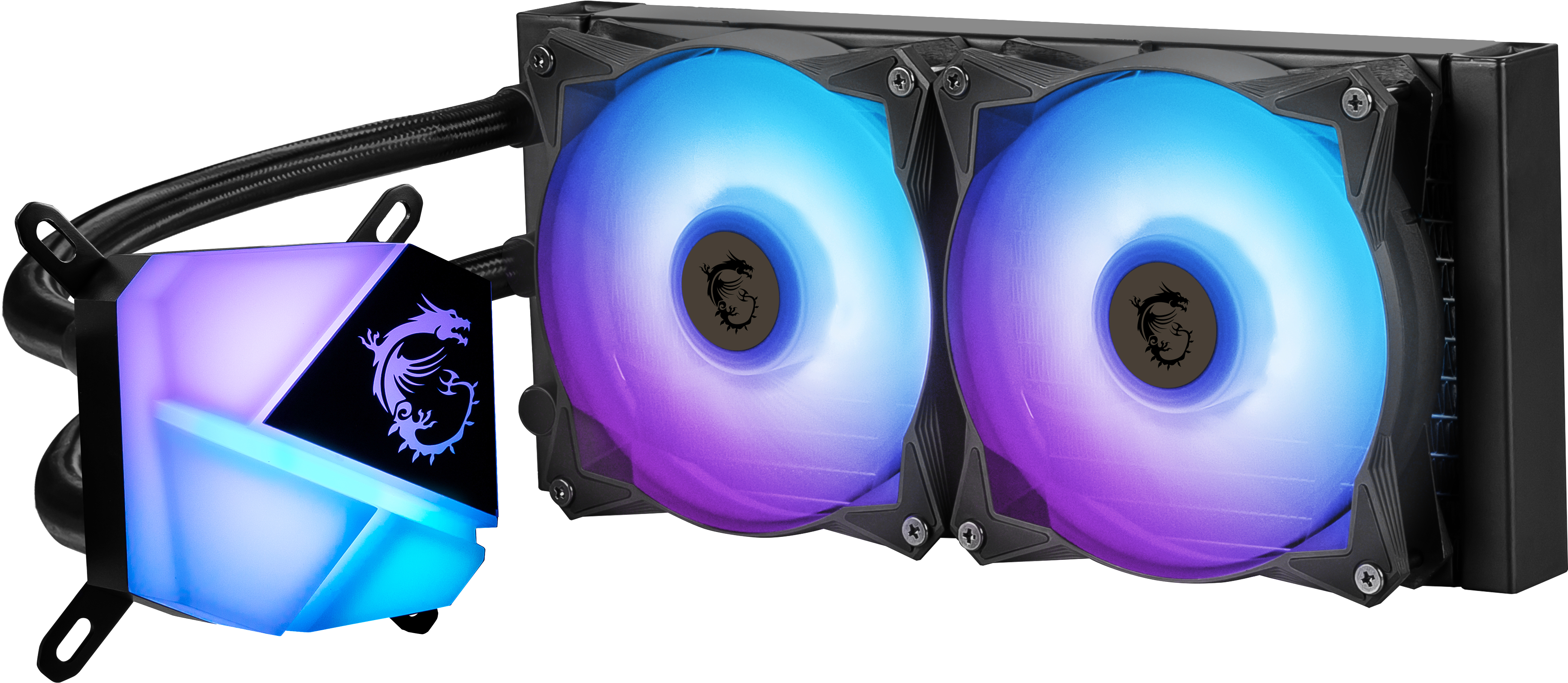 MSI 306-7ZW2R21-813 MAG CORELIQUID C280 CPU Wasserkühlung, Schwarz