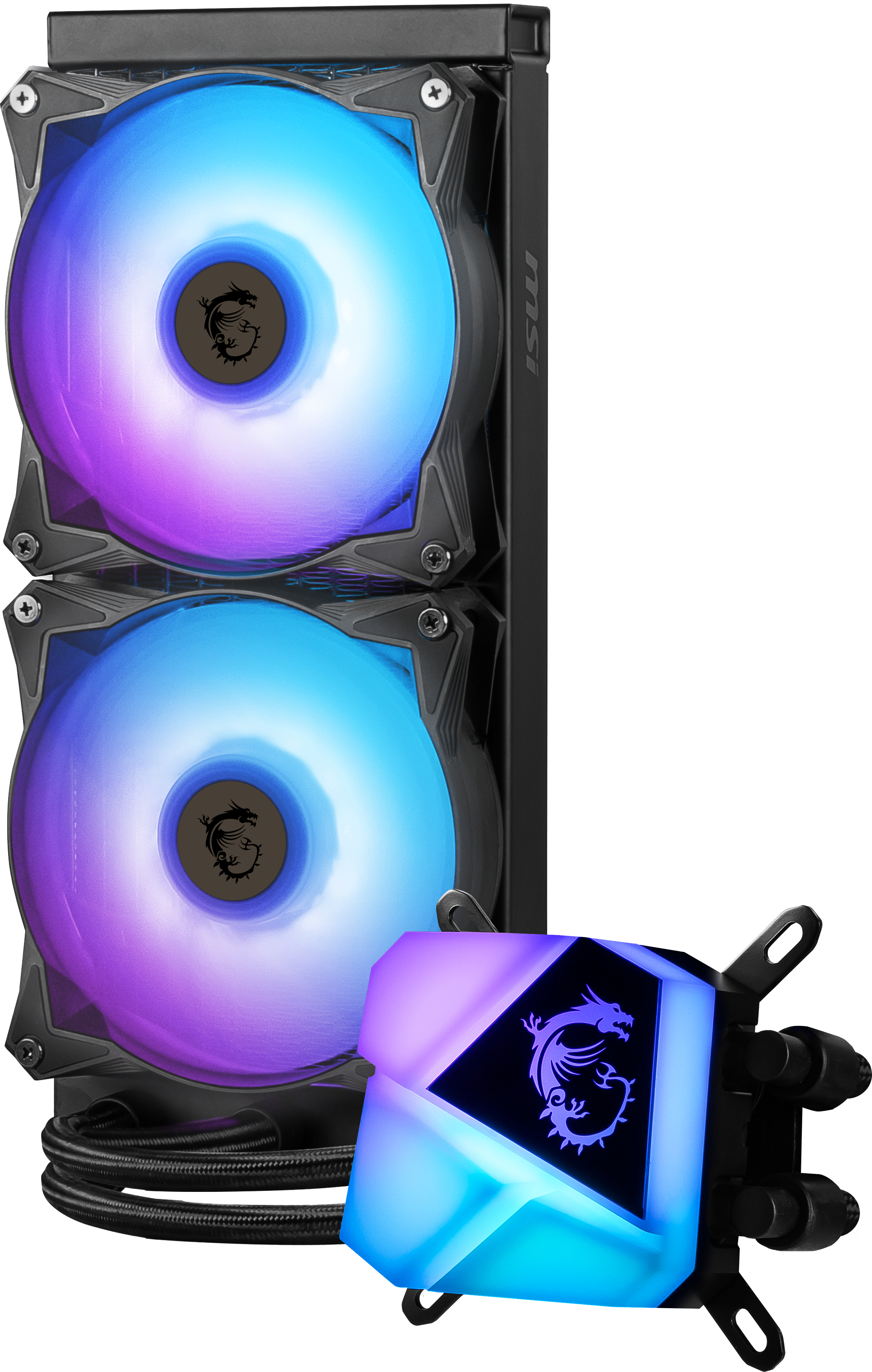 MSI 306-7ZW2R21-813 MAG CORELIQUID C280 CPU Wasserkühlung, Schwarz