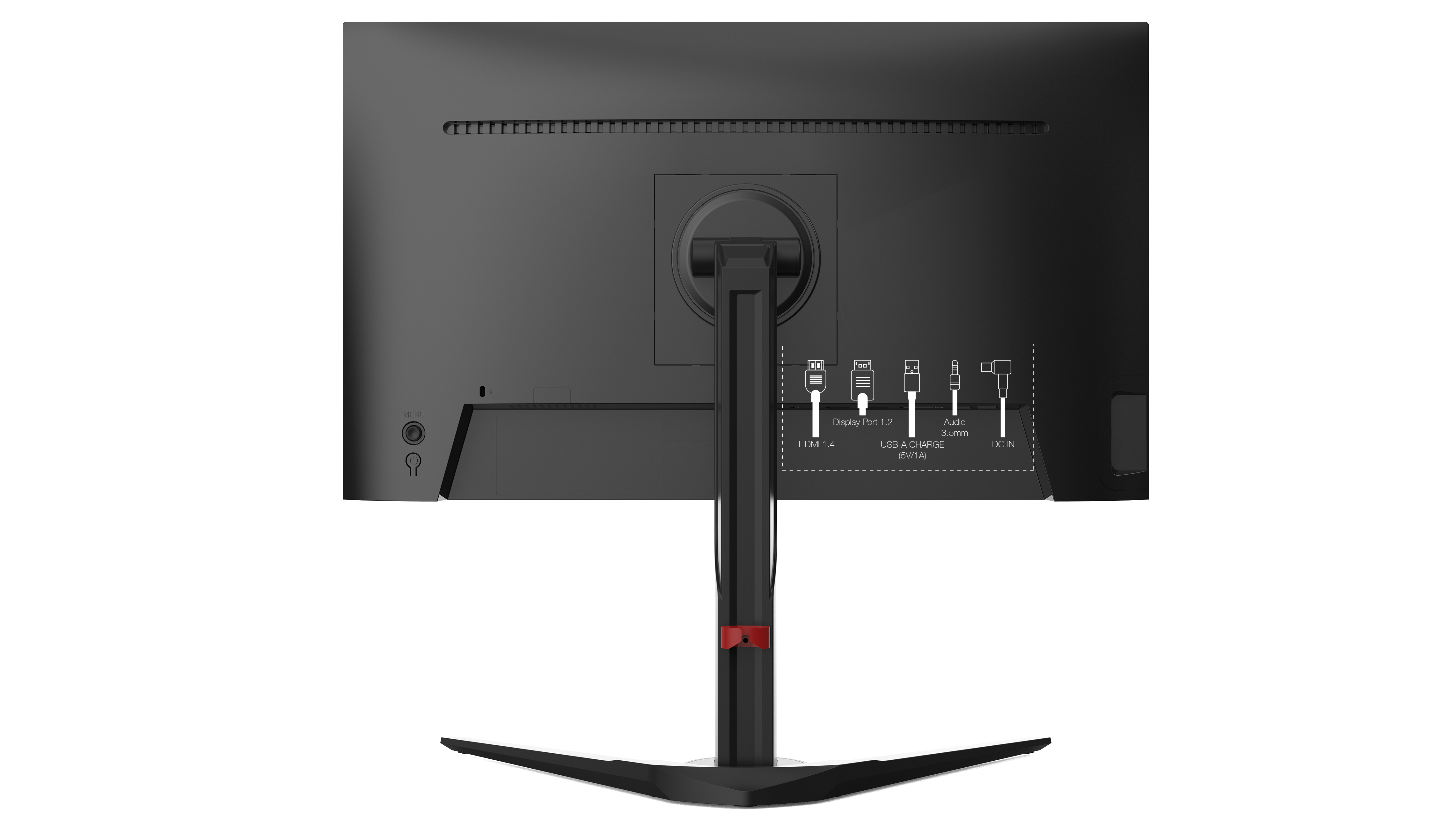 PEAQ PMO G240-FFC 24 Zoll  Full-HD  Gaming Monitor  1 ms Reaktionszeit  