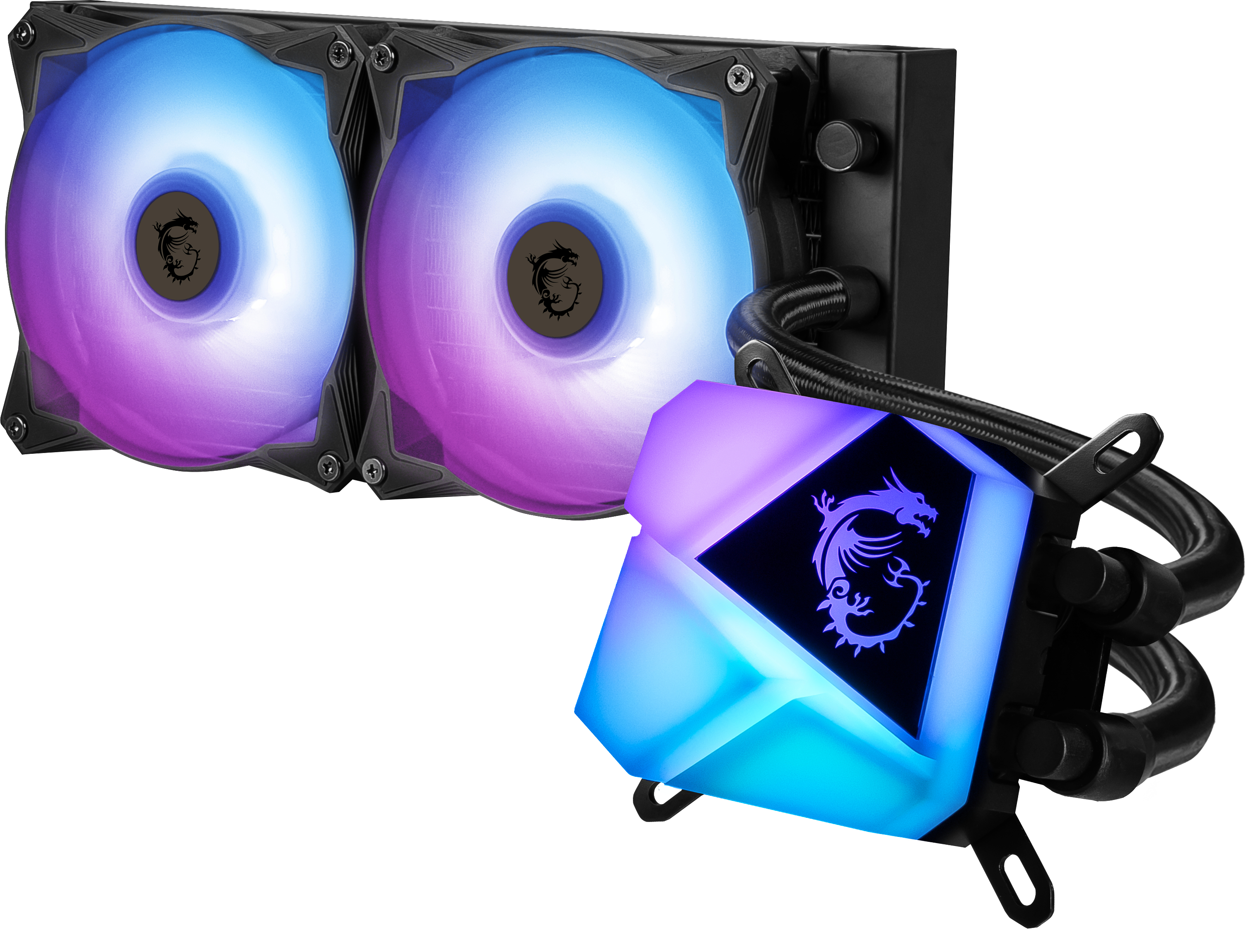 MSI 306-7ZW2R11-813 MAG CORELIQUID C240 CPU Wasserkühlung, Schwarz
