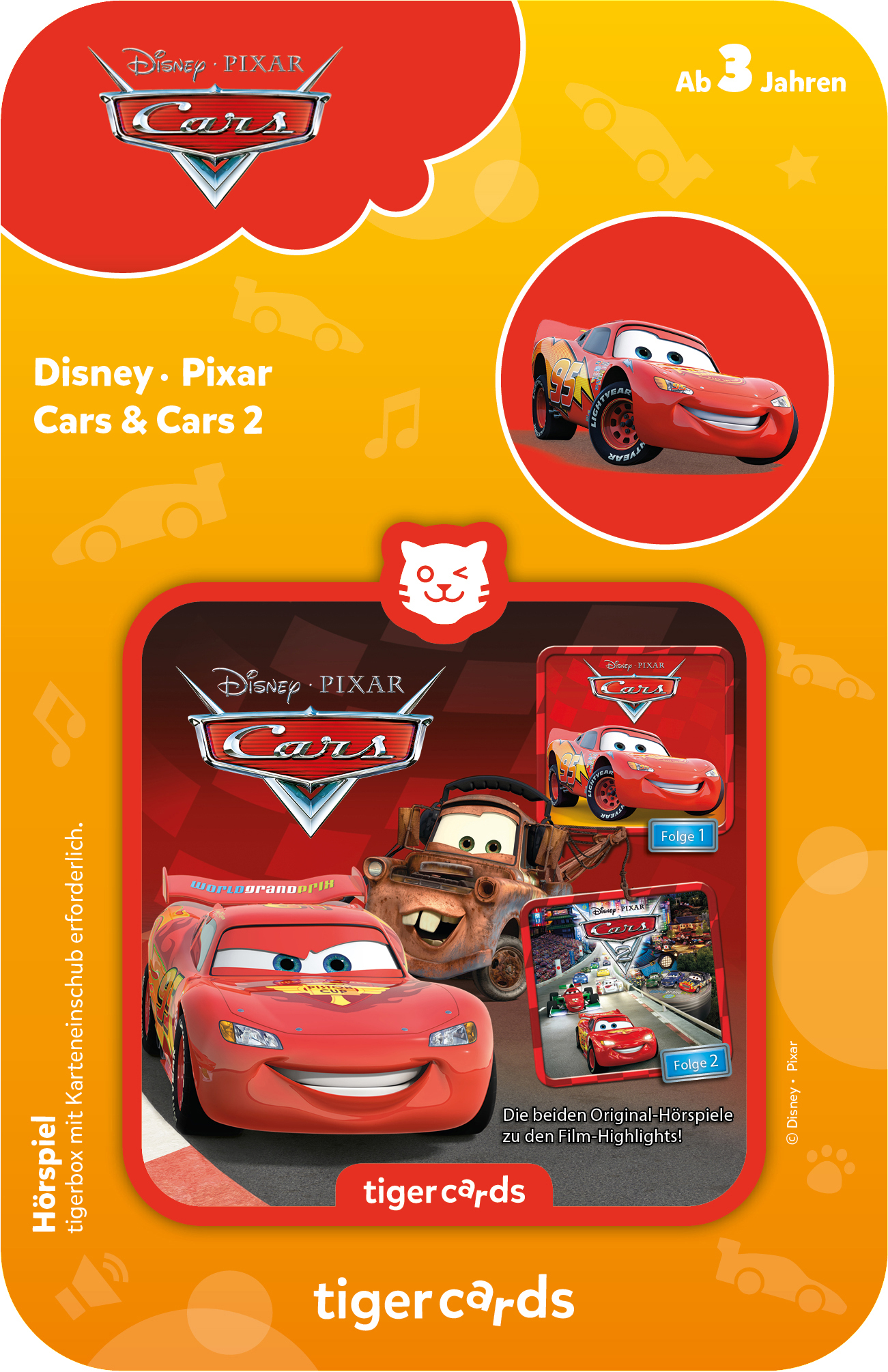 1 Disney\'s Cars & TIGERMEDIA Tigercard, Tigercards Mehrfarbig 2