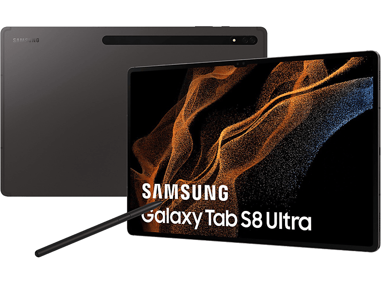 Tablet | Samsung Galaxy TAB S8 Ultra, 128 GB, Negro, WiFi, 14.6