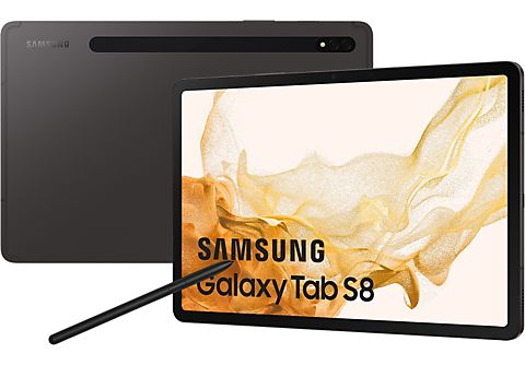 Tablet - Samsung Galaxy TAB S8, 128 GB, Gris Oscuro, WiFi, 11" WQXGA, 8 GB RAM, SD™ 898, Android 12