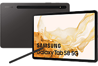 Tablet - Samsung Galaxy TAB S8 5G, 256 GB, Gris Oscuro, WiFi+Cellular, 11" WQXGA, 8 GB RAM, SD™ 898, Android 12