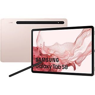 REACONDICIONADO B: Tablet - Samsung Galaxy TAB S8, 128 GB, Rosa Dorado, WiFi, 11" WQXGA, 8 GB RAM, SD™898, Android 12