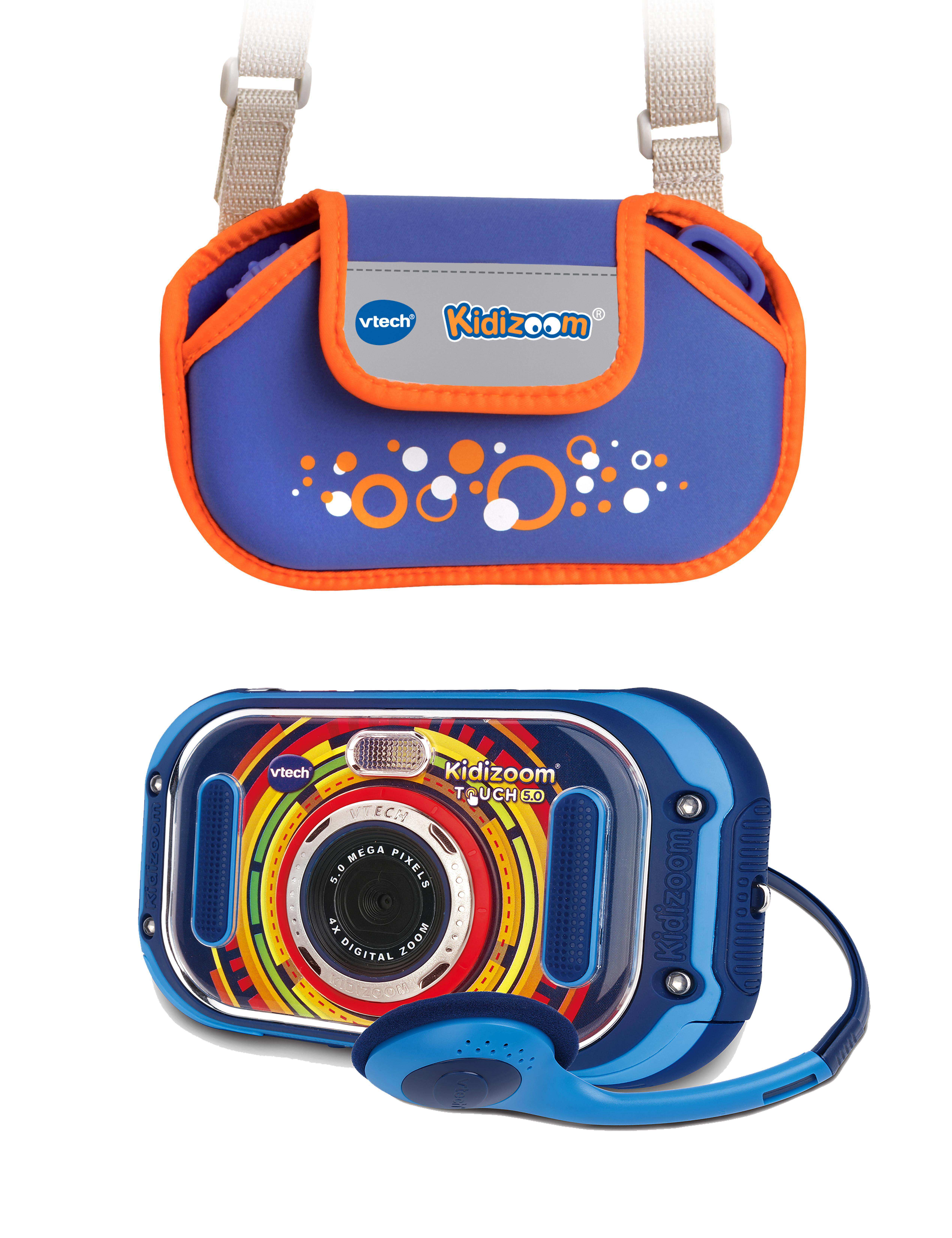 Touch Blau KidiZoom inkl. Tragetasche VTECH Kinderkamera, blau 5.0