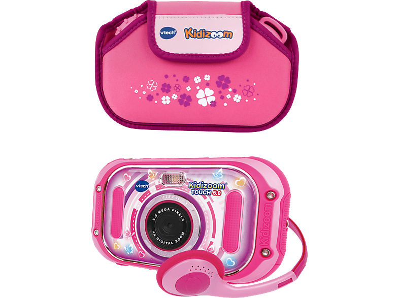 Kinderkamera, 5.0 Lerncomputer inkl. Spiel- Tragetasche MediaMarkt KidiZoom VTECH Touch & Pink pink pink |