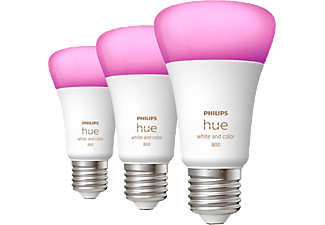 PHILIPS HUE 3er-Pack E27 - Beleuchtungsset (Weiss)
