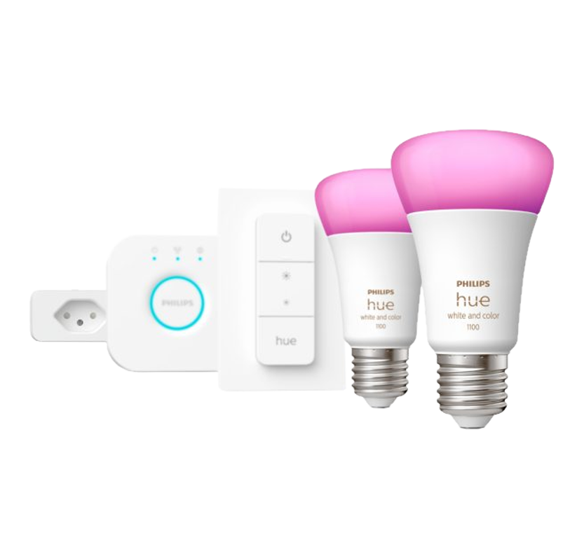 PHILIPS HUE Starter-Kit E27 - Beleuchtungsset (Weiss)