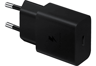 SAMSUNG hálózati adapter, 15W PD USB Type-C, fekete (EP-T1510NBEGEU