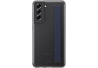 SAMSUNG Galaxy S21 FE vékony szíjas tok, fekete (EF-XG990CBEG)
