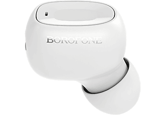 BOROFONE Shiny mini vezeték nélküli bluetooth headset, mono, fehér (BC28W)