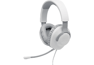 JBL Quantum 100 - Cuffie, Bianco