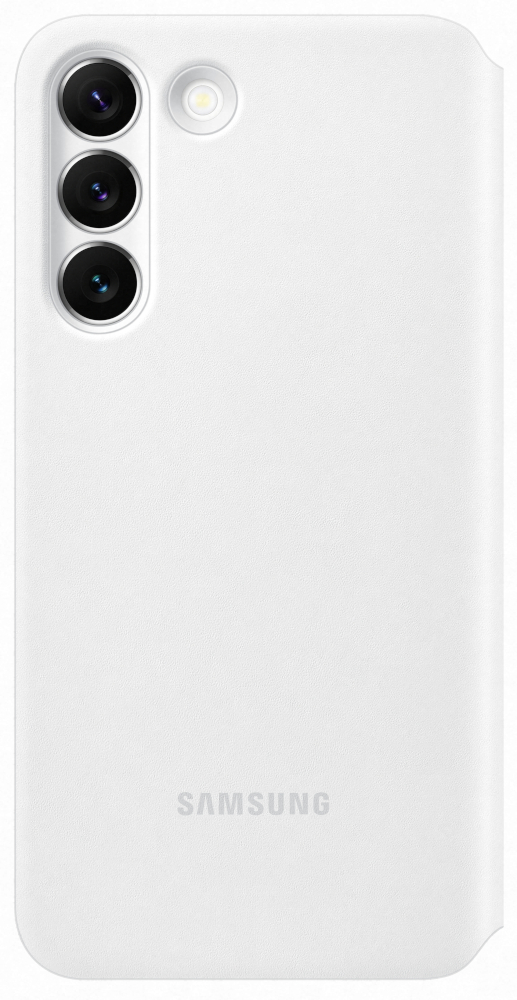 SAMSUNG Flipcover Clear View Galaxy S22 Wit (EF-ZS901CWEGEW)