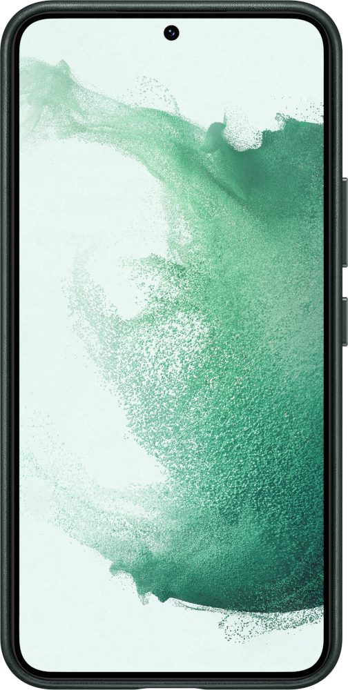 SAMSUNG Cover Leather Galaxy S22 Groen (EF-VS901LGEGWW)