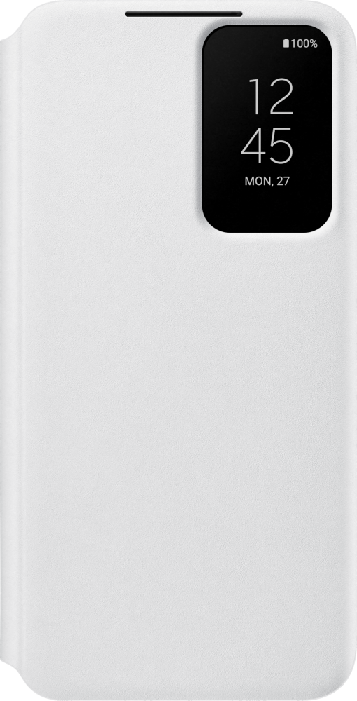 SAMSUNG Flipcover Clear View Galaxy S22 Wit (EF-ZS901CWEGEW)