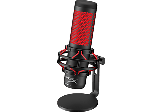 HP HyperX QuadCast Asztali mikrofon, Fekete-Piros, USB (4P5P6AA)