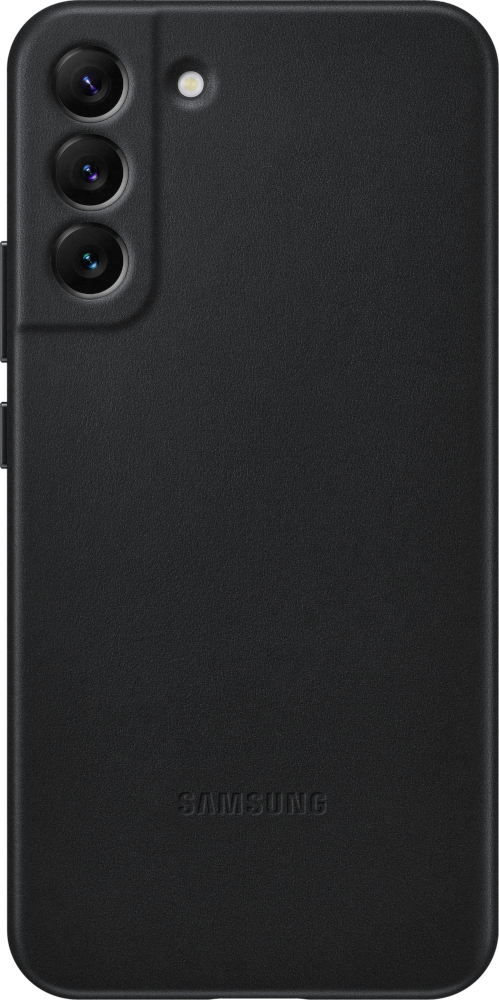 SAMSUNG Cover Leather Galaxy S22 Plus Noir (EF-VS906LBEGWW)