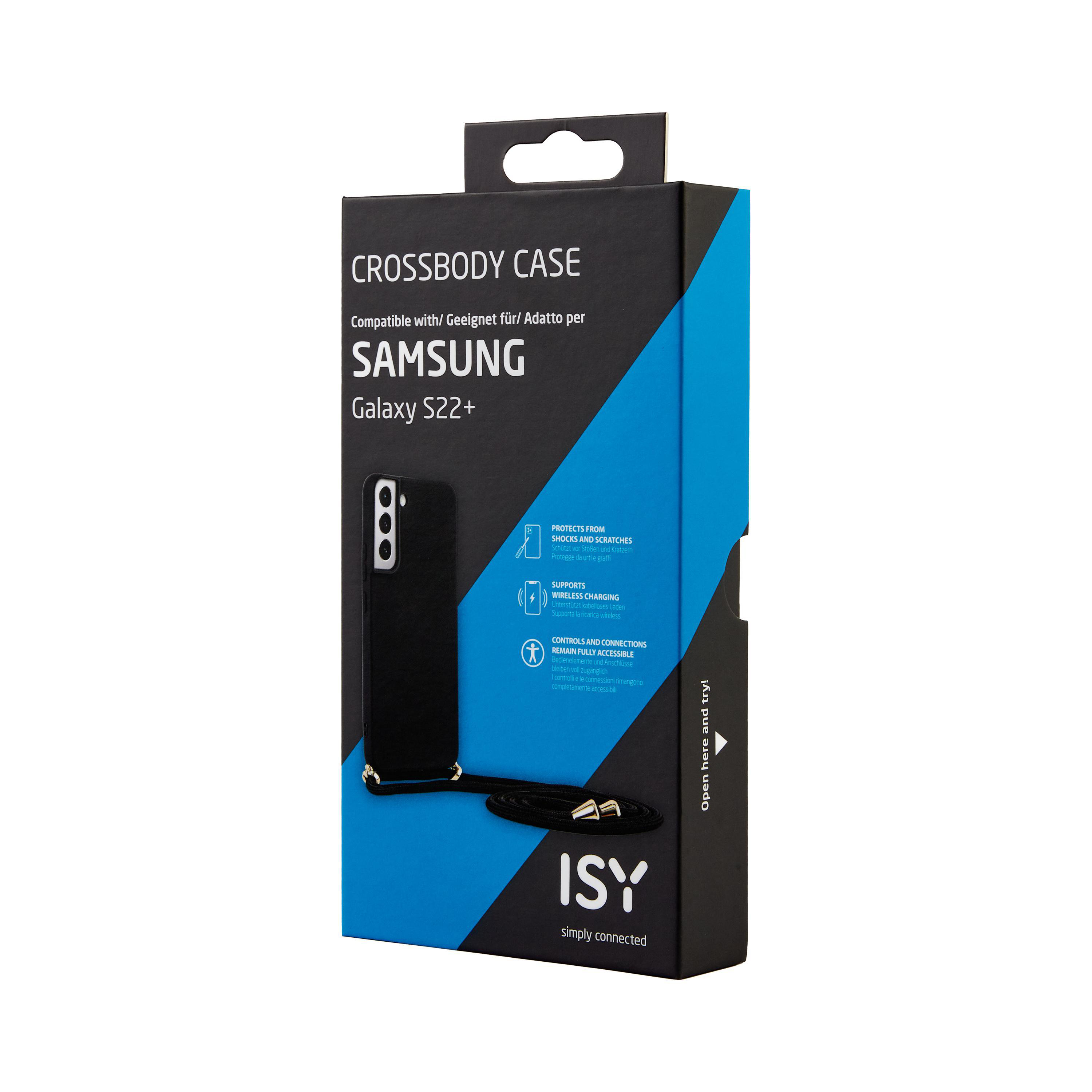 ISY ISC-3820, Schwarz Galaxy S22+, Backcover, Samsung