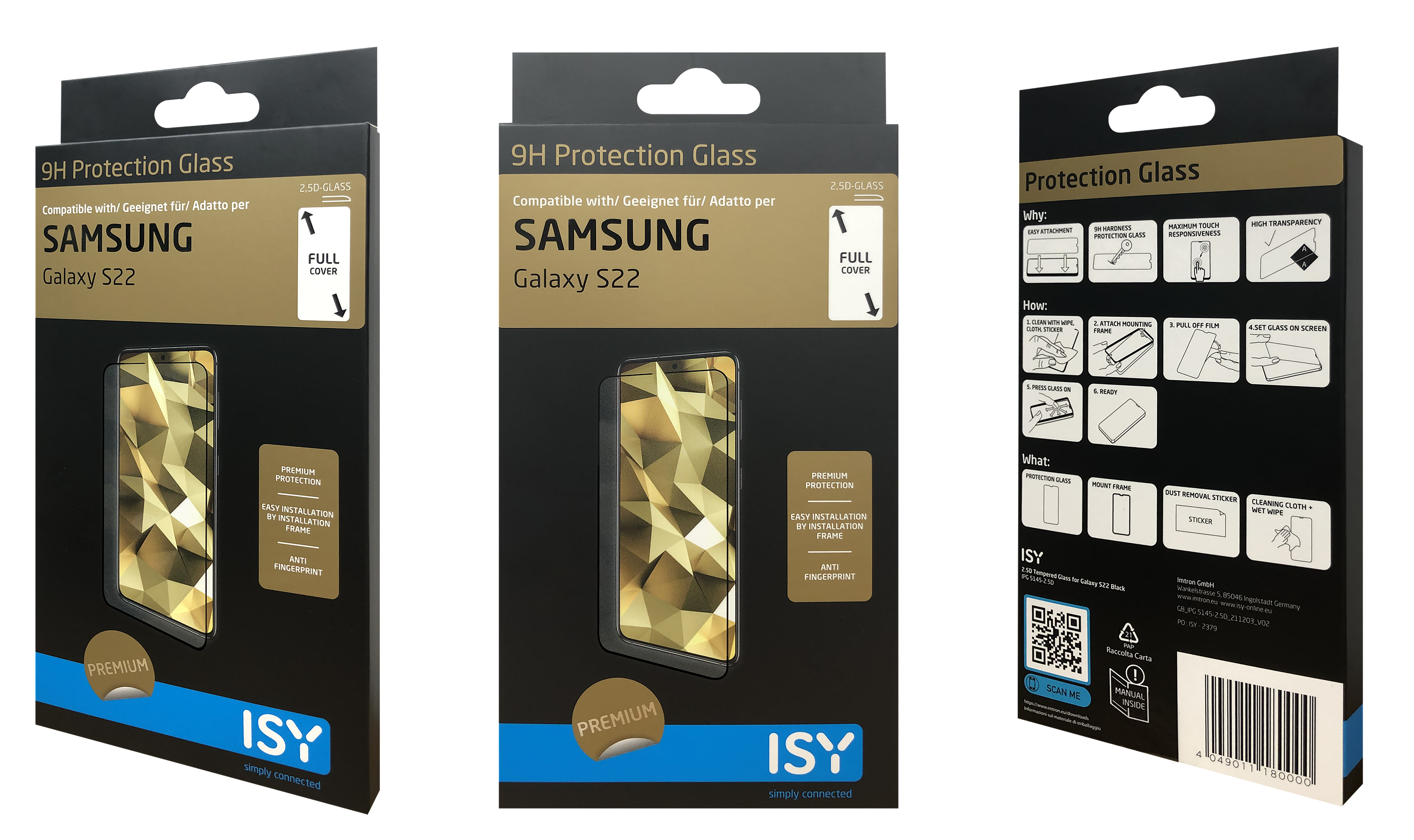 ISY IPG Schutzglas (für Samsung Galaxy S22) MediaMarkt