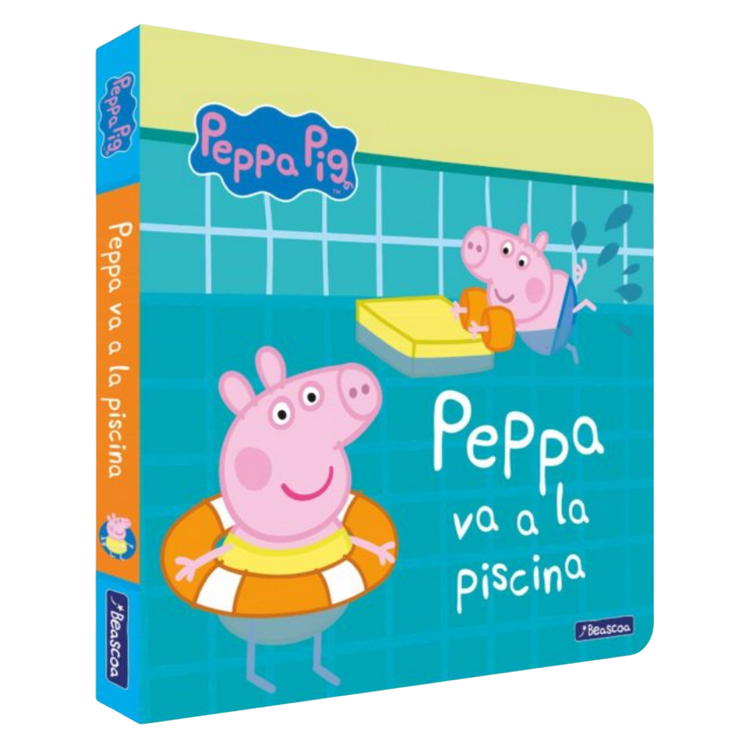 Peppa Pig Va a la piscina pequeñas manitas tapa dura mentiras hasbro eone