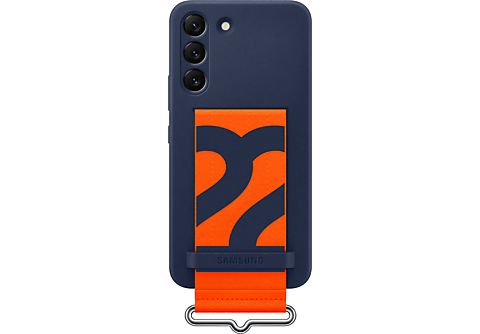 SAMSUNG Galaxy S22 SILICONE COVER WITH STRAP NAVY