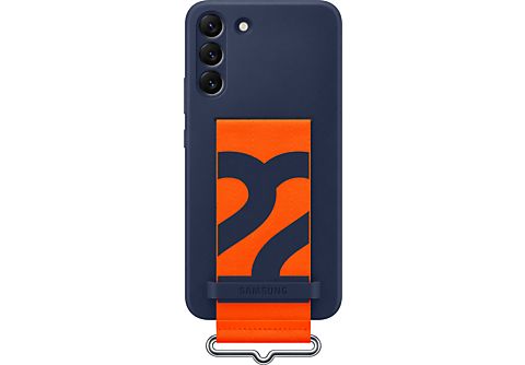 SAMSUNG Galaxy S22 Plus SILICONE COVER WITH STRAP NAVY