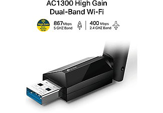 TP-LINK Archer T3U Plus AC1300 High Gain Wireless Dual Band USB Adaptör Outlet 1209977