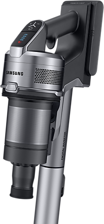 SAMSUNG Jet 75 Complete - Aspirateur balai 2 en 1 - Autonomie 1 h - Aspiration max. 550 W - Chrome