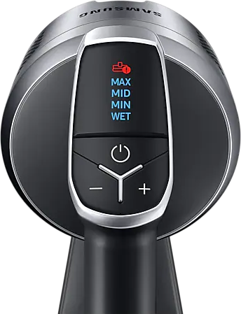 SAMSUNG Jet 75 Complete - Aspirateur balai 2 en 1 - Autonomie 1 h - Aspiration max. 550 W - Chrome