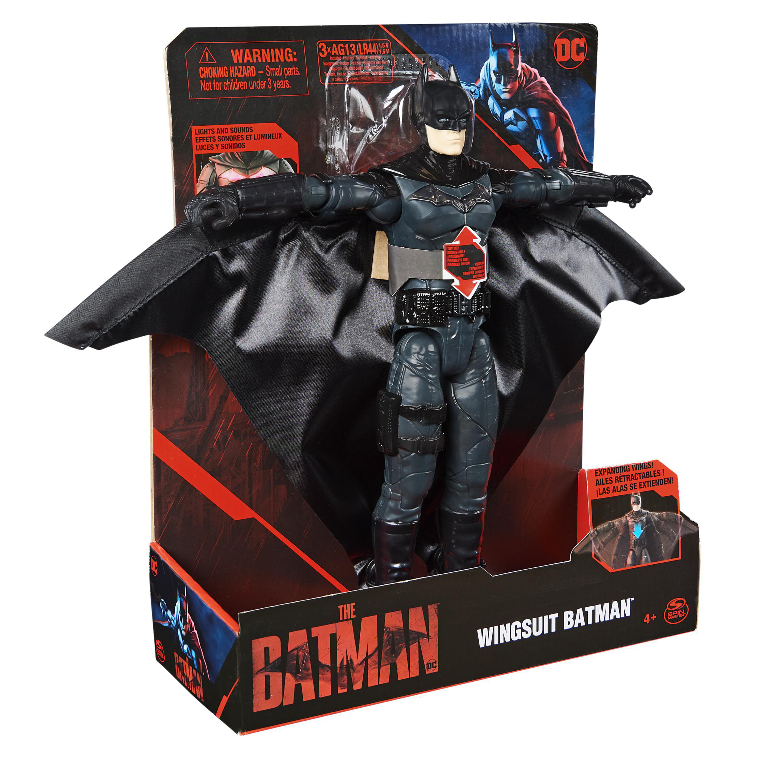 MASTER Feature Schwarz 30cm Actionfigur - Movie Batman BAT SPIN Batman