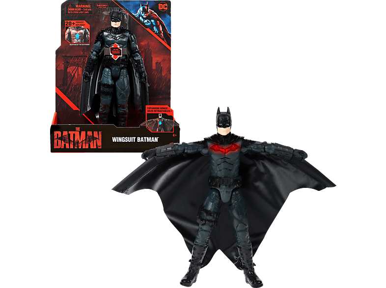 SPIN MASTER BAT Batman Movie - 30cm Batman Feature Actionfigur Schwarz