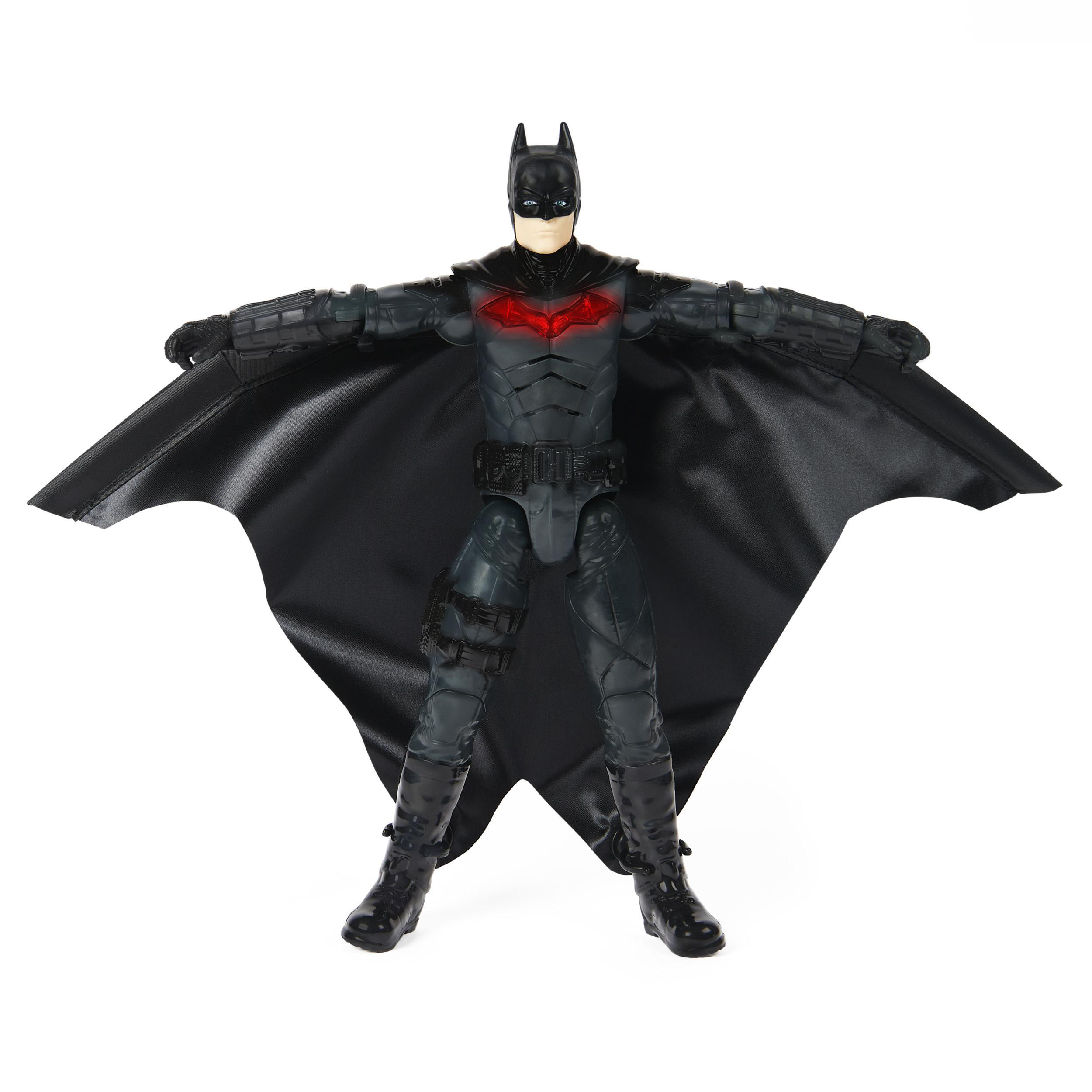 SPIN MASTER Actionfigur Batman Batman 30cm BAT Movie Schwarz - Feature