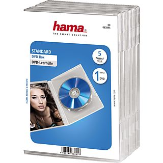 HAMA 83895 DVD-box Single 5-pack Transparant