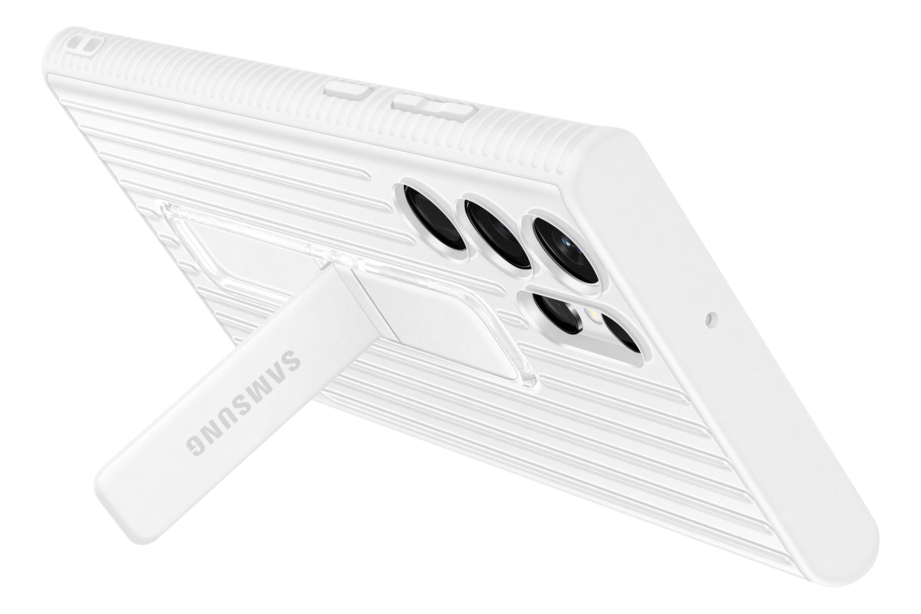 SAMSUNG Protective Standing, Backcover, Samsung, Galaxy S22 Ultra, Weiß