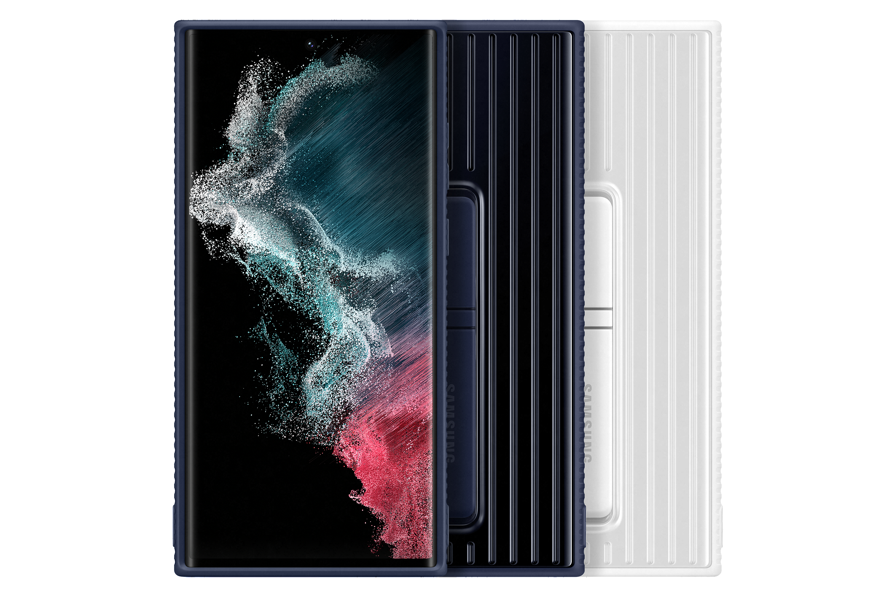 SAMSUNG Protective Standing, Backcover, Samsung, Galaxy S22 Ultra, Weiß