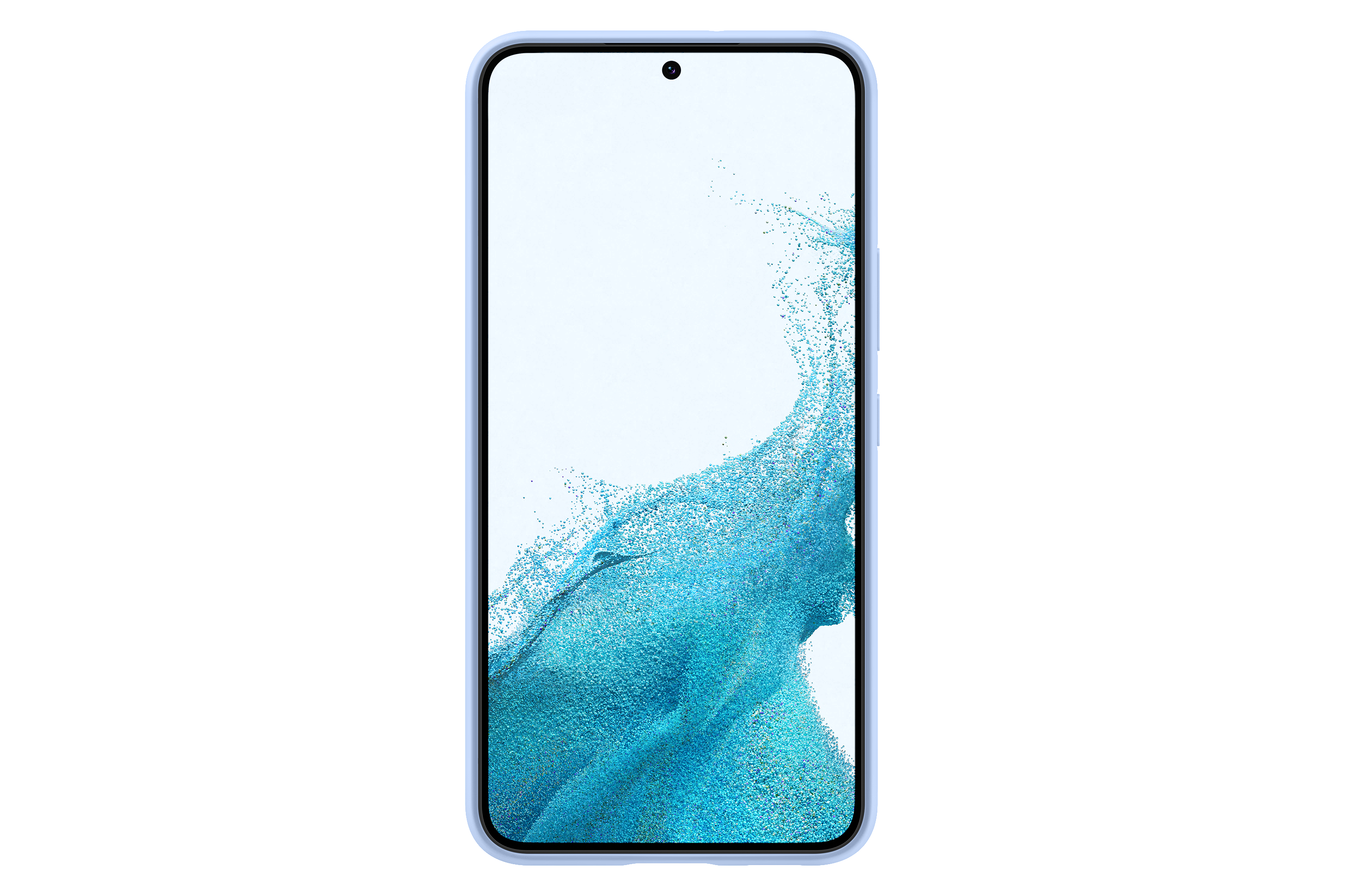 SAMSUNG Silicone, Backcover, Samsung, Galaxy S22, Sky Blue
