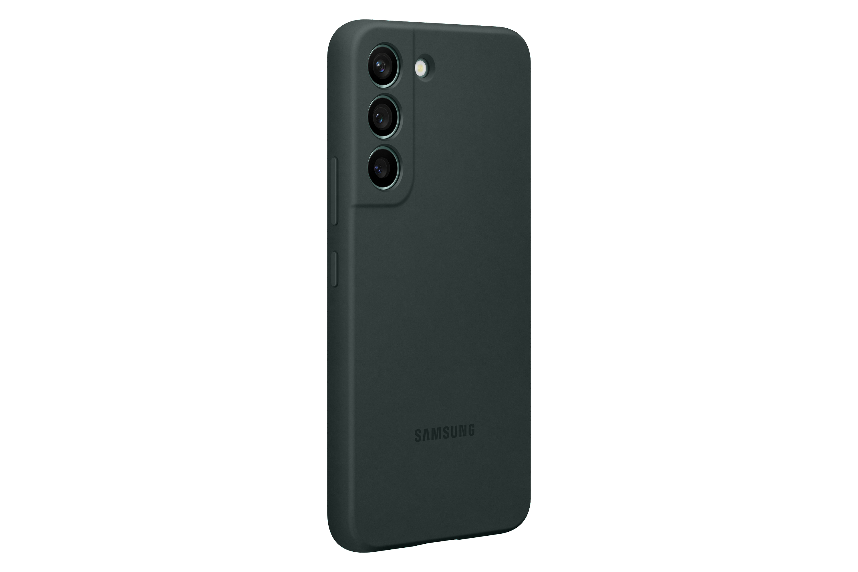 SAMSUNG Silicone, Backcover, Samsung, Galaxy S22, Dunkelgrün