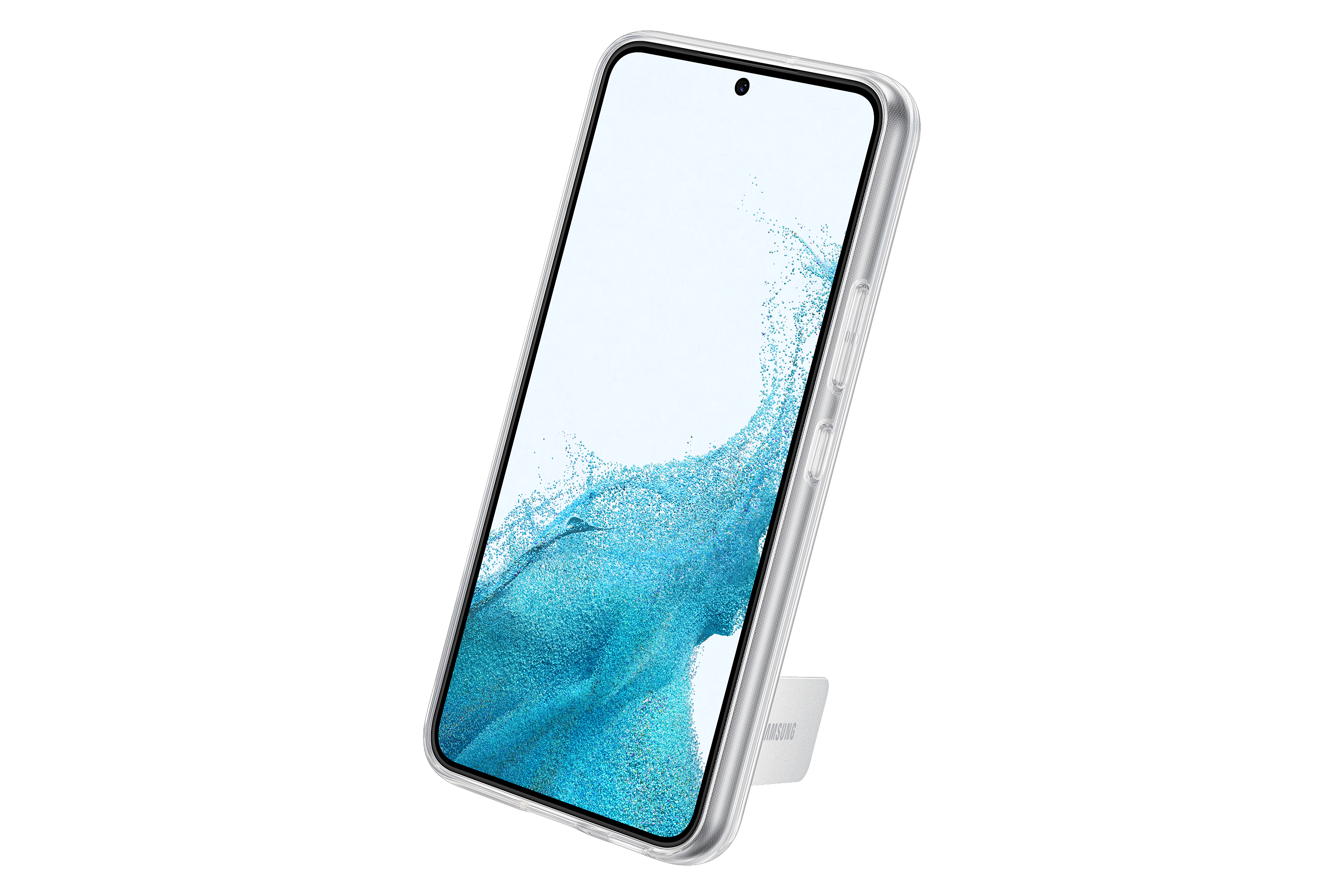 SAMSUNG Clear Standing, Backcover, Samsung, Galaxy S22, Transparent