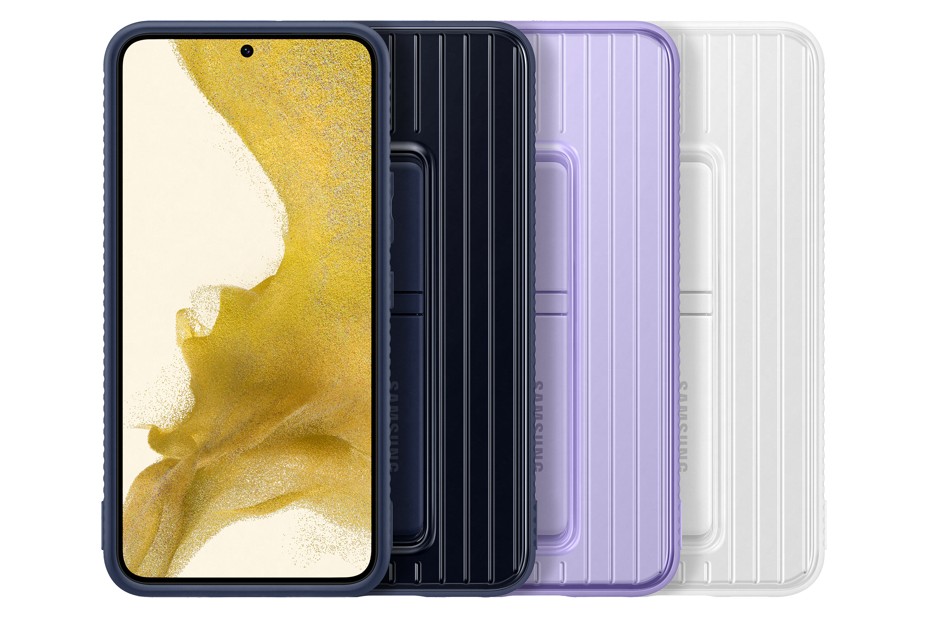 SAMSUNG Protective Standing, Backcover, Samsung, Galaxy S22, Navy