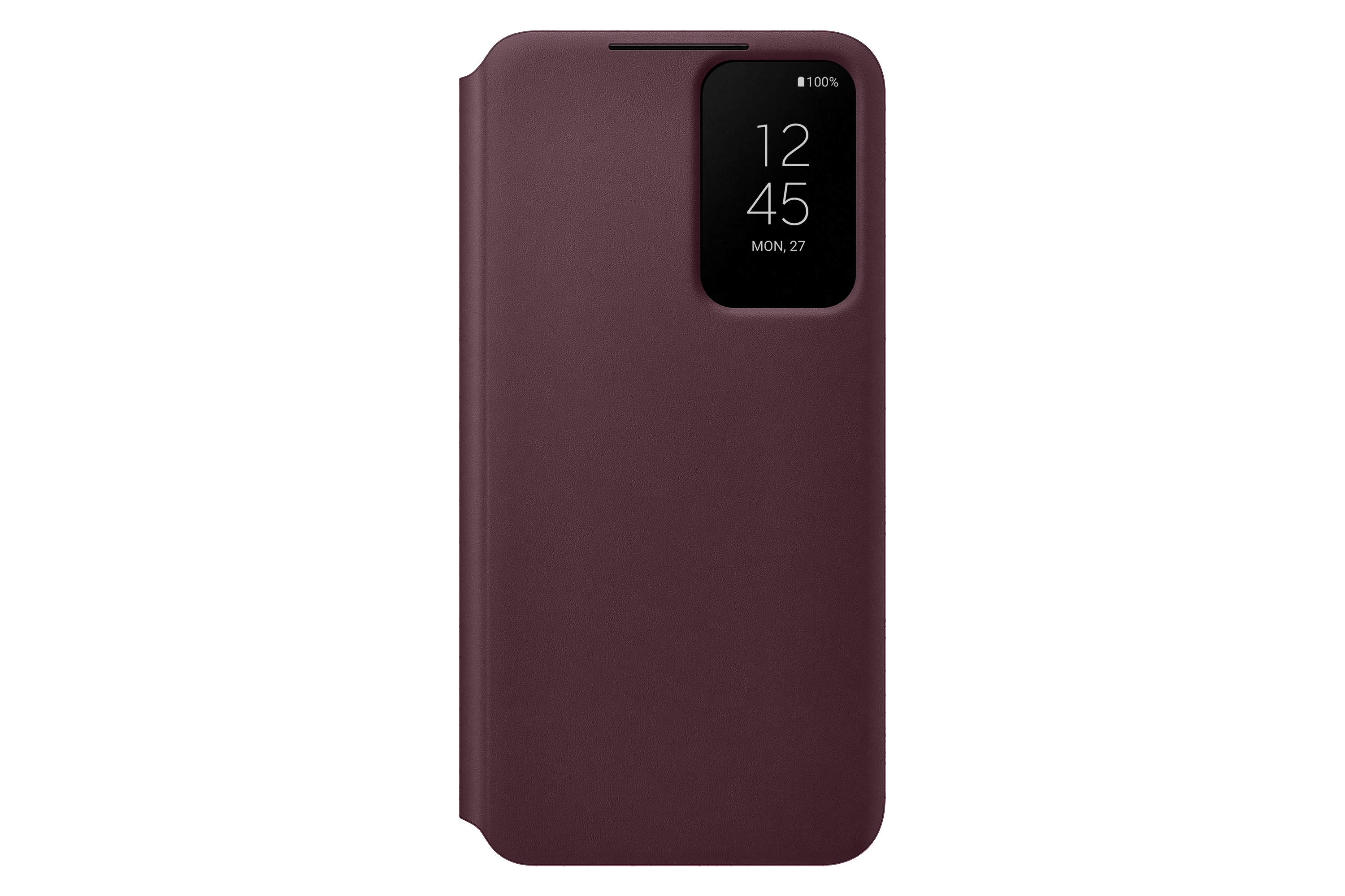 SAMSUNG Clear View, Bookcover, Samsung, Galaxy S22, Burgundy