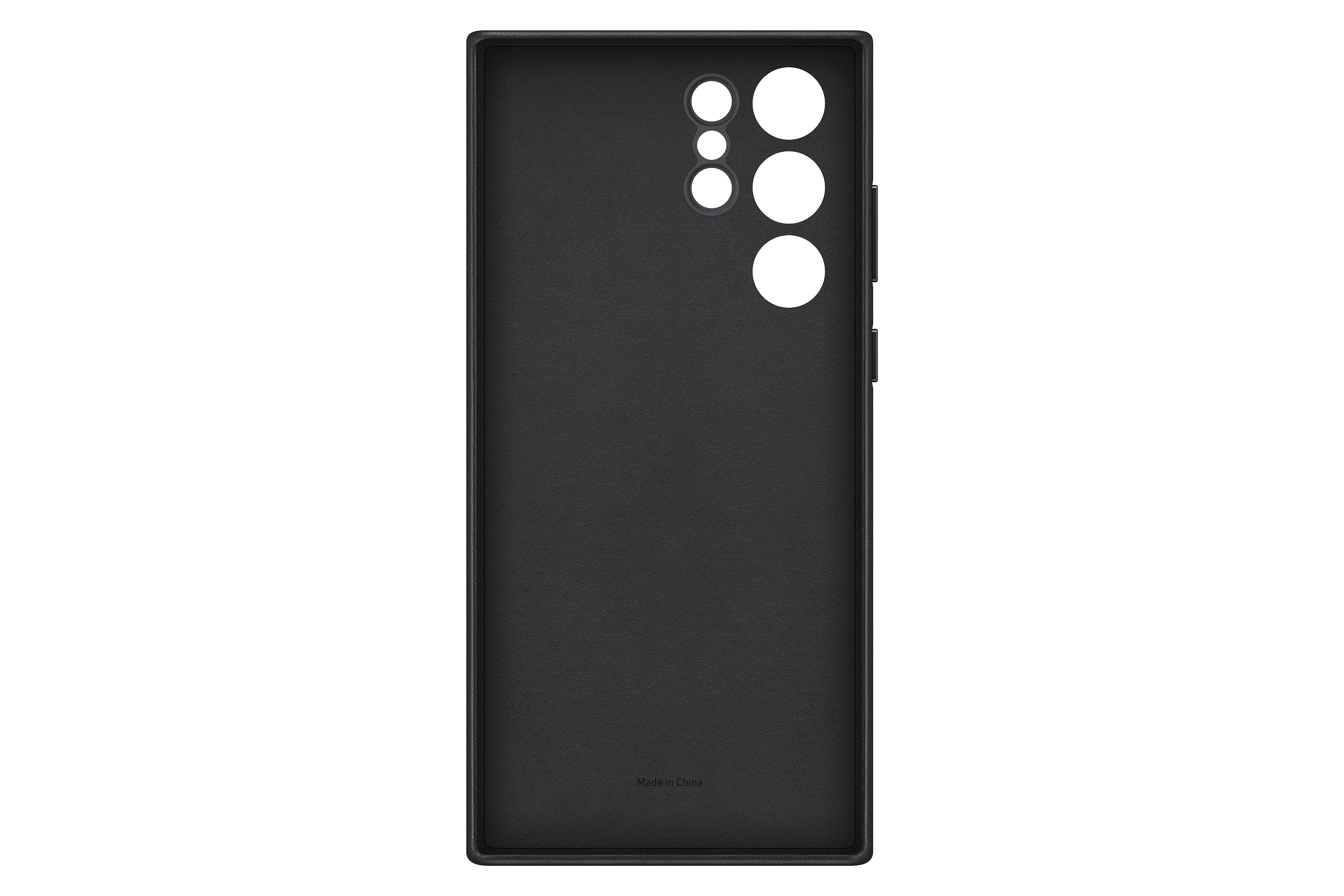 SAMSUNG Leather, Backcover, Samsung, Galaxy S22 Ultra, Schwarz