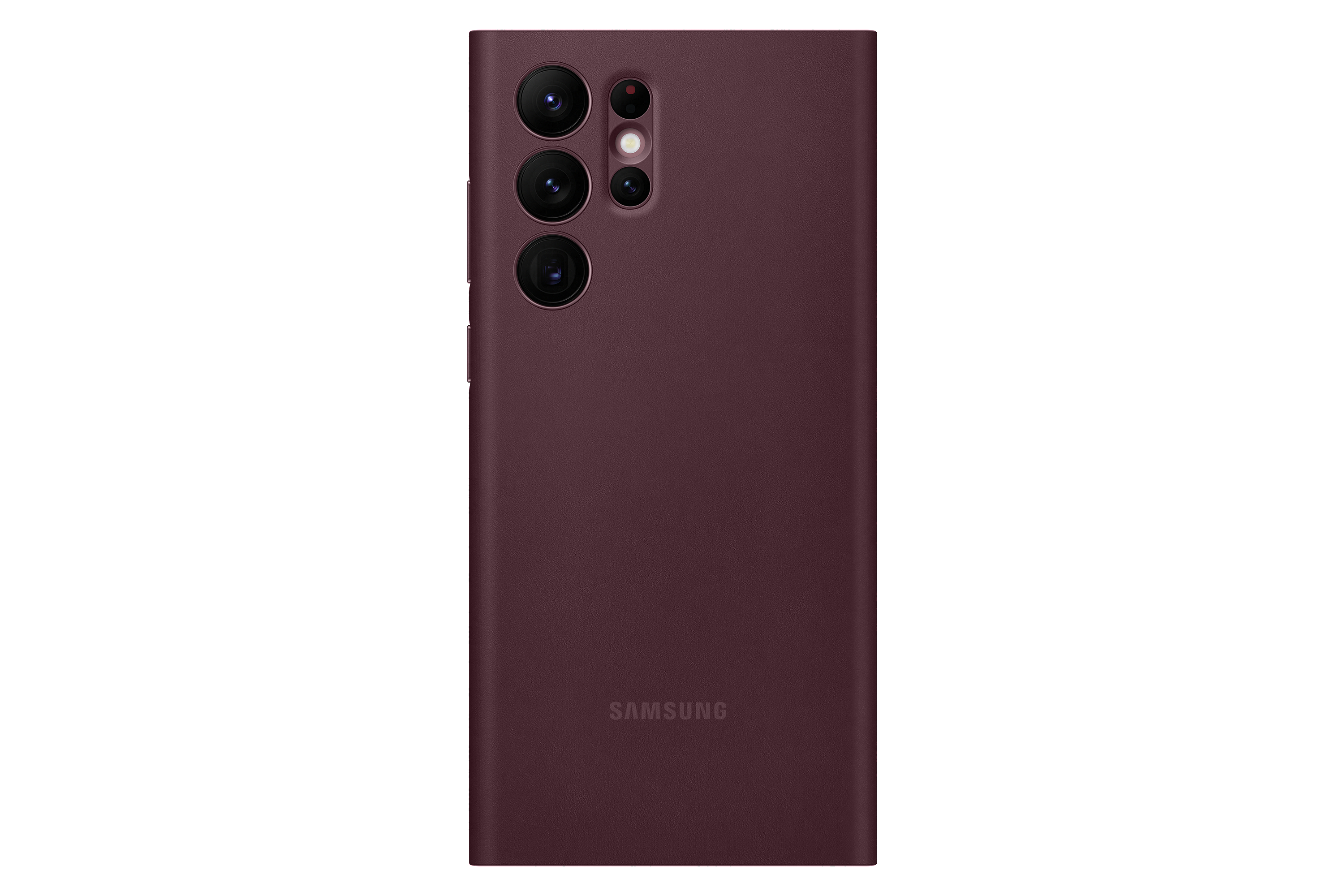 SAMSUNG Clear View, Bookcover, Samsung, Galaxy S22 Ultra, Burgundy